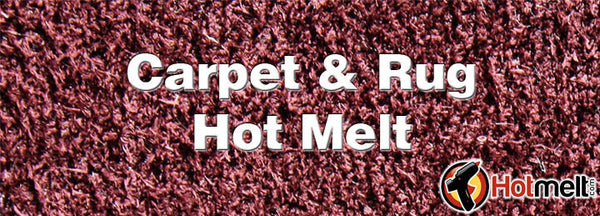 Carpet and rug hot melt guide