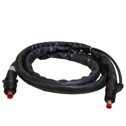 Side view of Nordson style water wash hose