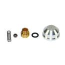 Air cap with adapter for check valve - includes steel ball, compression spring and o-ring