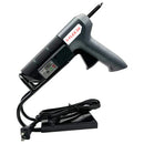 FLEX 50 PUR adhesive applicator resting securely on its dedicated black metal stand with power cord looped below.