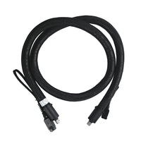 Keystone braided heated hose with RTD connector and insulated hose cover