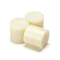 43mm hot melt adhesive slugs pictured in pale amber, from the Tecbond 260 series.