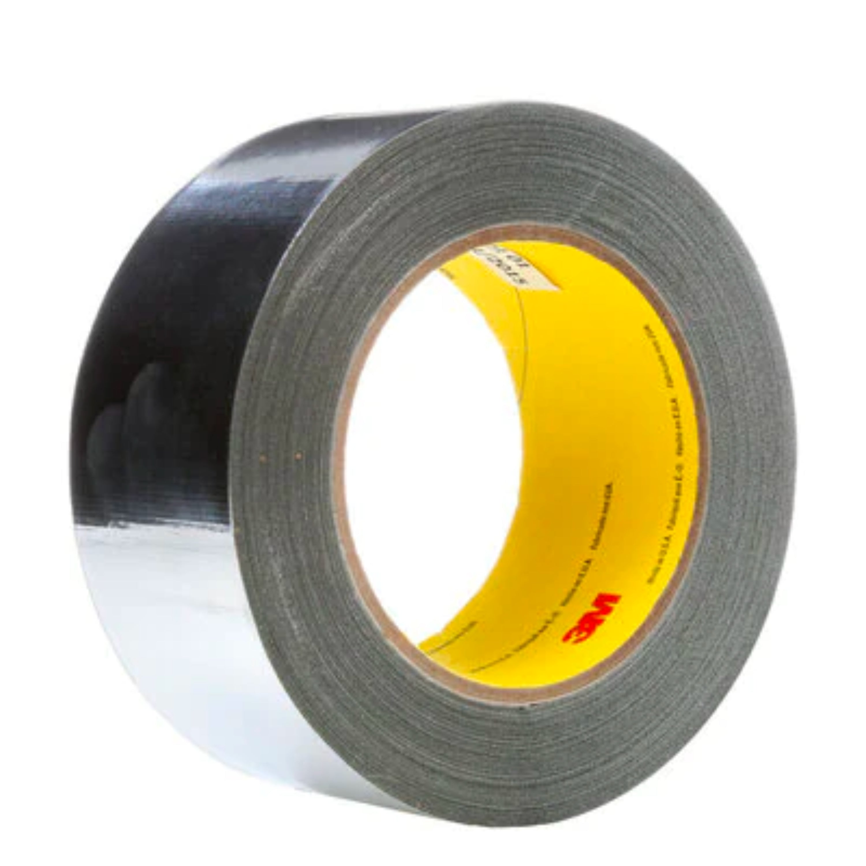 Pack-n-Tape  3M 363L High Temperature Aluminum Foil/Glass Cloth Tape  Silver, 7.2 in x 108 yds, 1 rolls per case, bulk