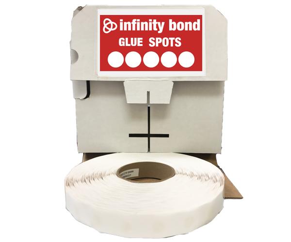 Permanent Glue Spots - 1/2" Super High Tack with Low Profile