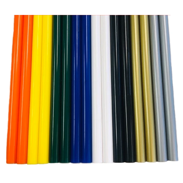 Colored hot shop glue