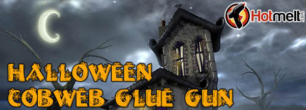 Industrial Cob Web glue gun for halloween