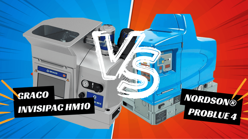 Nordson ProBlue 4 vs Graco InvisiPac HM10