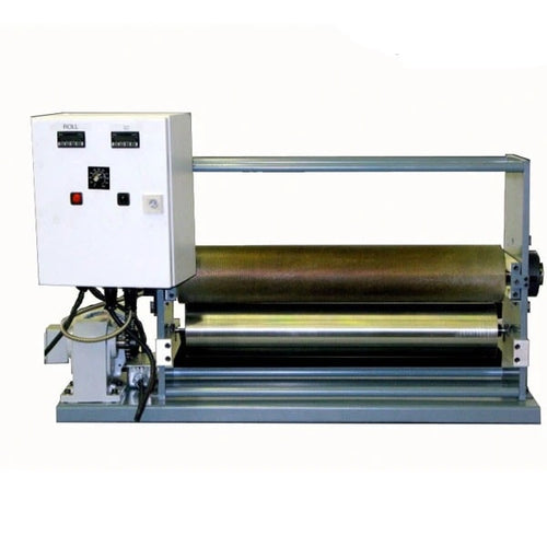 Front view of adhesive roll coater