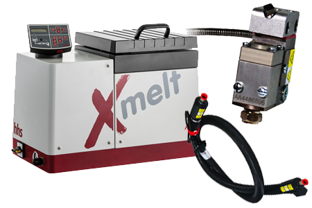 Complete bulk hot melt dispensing systems