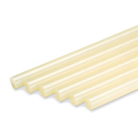 6 Pack of 5/8" (15 mm) Pale Amber Biodegradable Hot Melt Glue Sticks