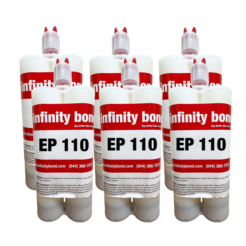 Weather Resistant Epoxy for Metal and Plastic Bonding - 400 ml Cartridge / Case of 6 / No Cartridge Gun