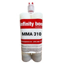 400ml Cartridge of Medium Setting MMA Adhesive for Difficult Plastics, Metal and Fiberglass