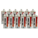 Case of 12 50ml Cartridges of Fast Setting MMA Adhesive for General Purpose Bonding