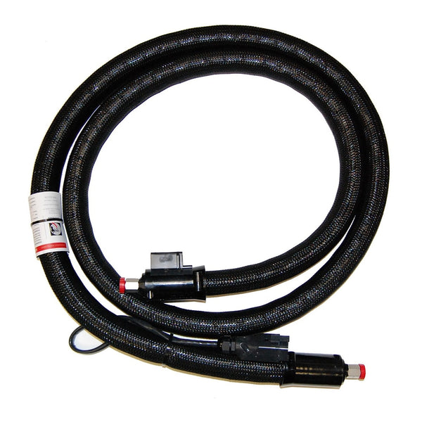 Black coiled custom hot melt adhesive hose
