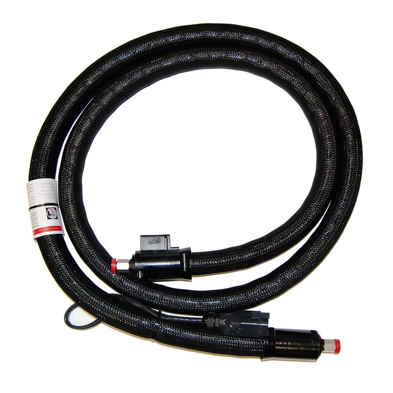 Black coiled custom hot melt adhesive hose