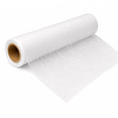 Roll of white Bostik hot melt adhesive web with fine nonwoven web structure