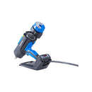Buehnen HB 720 bead applicator seated in resting cradle showing rear power connection and cable on white background
