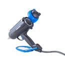 Buehnen HB 450 Bead hot melt glue gun with open chamber showing empty adhesive compartment