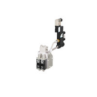InvisiPac GS35 dual hot melt applicator with 24 VDC solenoid, Pt 100 RTD temperature sensor, and plug-free adhesive flow for packaging applications
