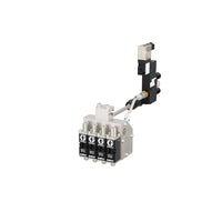 InvisiPac GS35 quad hot melt applicator with 24 VDC solenoid, Pt 100 RTD, and I module spacing for multi-bead dispensing