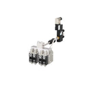 InvisiPac GS35 quad hot melt applicator with 24 VDC solenoid, Pt 100 RTD, and II module spacing for high-speed packaging lines