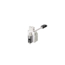 InvisiPac GS35 single hot melt applicator with Ni 120 RTD, compact adhesive dispensing head shown on white background