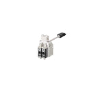 GS35 dual hot melt applicator without solenoid, featuring Ni 120 RTD temperature sensing