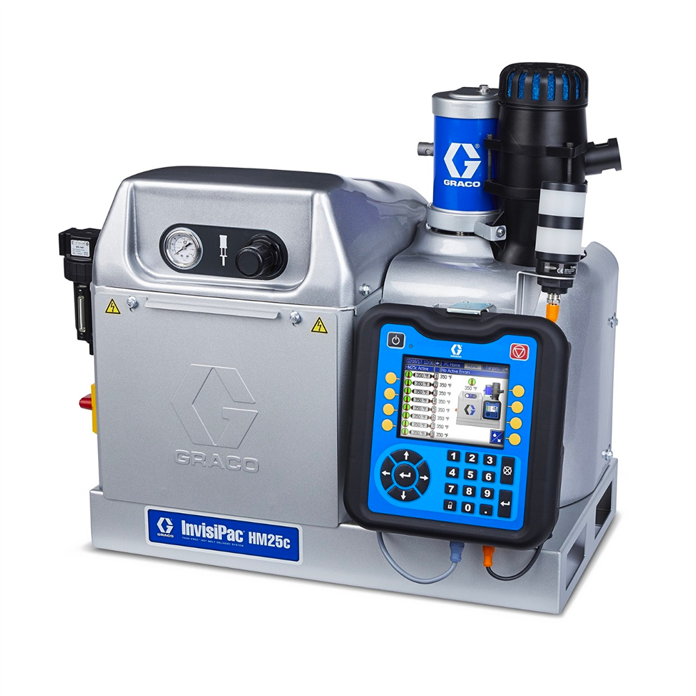 Graco InvisiPac HM25c Tank-Free Hot Melt Dispensing System - Configura Graco InvisiPac HM25c Tank-Free Hot Melt Dispensing System - Configura