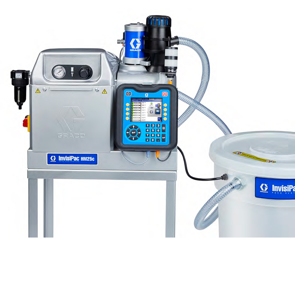 Graco InvisiPac HM25c Tankless Hot Melt Dispensing System - Configurab