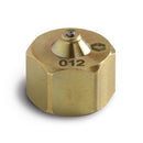 Graco InvisiPac straight single-orifice hot melt nozzle for packaging adhesive dispensing