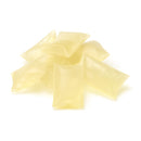 HB Fuller HL2198X adhesive pillows, light amber, removable pressure-sensitive hot melt