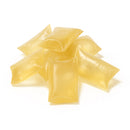 H.B. Fuller HM-1559 low-viscosity yellow hot melt adhesive pillows for case and carton packaging applications.