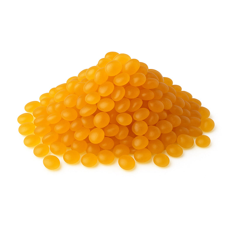 H.B. Fuller SwiftTherm 84659 hot melt adhesive pillows in amber color