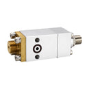 Angled front perspective of Infinity Bond EasyMelt 0751EE-A tip valve for hot melt tank