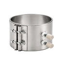 Rear view of EasyMelt stainless steel heating ring for benchtop hot melt tank