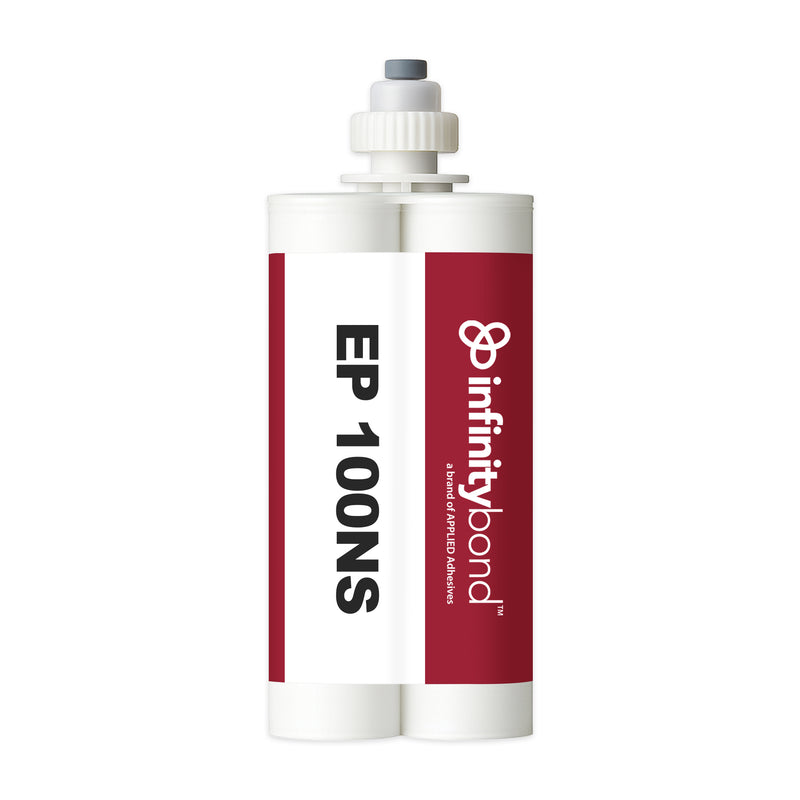 400ml Cartridge of Infinity Bond EP 100NS – Non-sag epoxy, 1:1 ratio, quick set bonds for wood, plastics, and composites