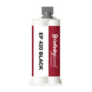 Long open time epoxy for part setting – Infinity Bond EP 420 Black 50 ml Cartridge, bonds ceramics, concrete, and metals