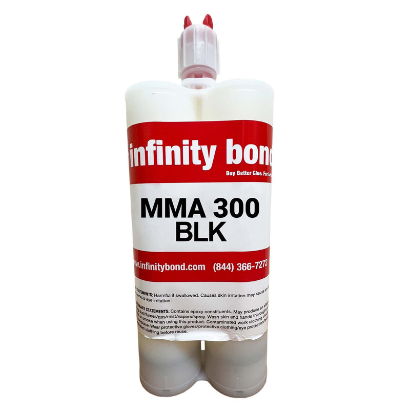 Black MMA Adhesive 400ml – For Metal, Plastic, Composite Assembly