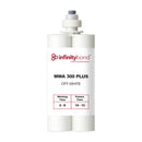 MMA 300 Plus 400 ml two-component adhesive cartridge featuring 5–8 minute work time.