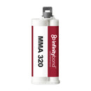 Structural adhesive for metals and plastics – Infinity Bond MMA 320 10:1 50 ml S-System Cartridge, medium set