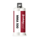 Adhesive for polyethylene and polypropylene – Infinity Bond MMA 500 50 ml B-System Cartridge, 1:1 ratio, quick set formula