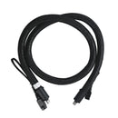 Keystone braided heated hose with RTD connector and insulated hose cover