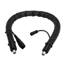 Keystone high flex washdown RTD hot melt hose with industrial electrical connectors for wet environments