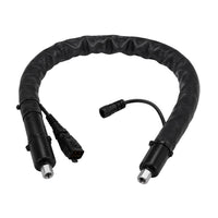 Keystone high flex washdown RTD hot melt hose with industrial electrical connectors for wet environments