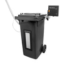 Meler automatic adhesive feeding system with 110 lb container for hot melt pellet supply and continuous adhesive transfer