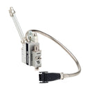 Meler NC Series hot melt bead applicator with heated hose and electrical connector for packaging applications