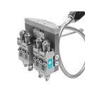 Meler NC Series multi-module hot melt bead applicator block for wide adhesive coverage