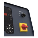 Meler hot melt system control panel with temperature display and pump controls
