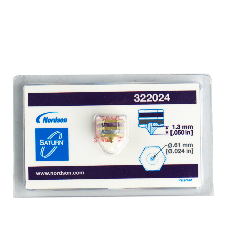 Genuine Nordson® 322024 Pencil Nozzle - .050 Length and .024 Orifice
