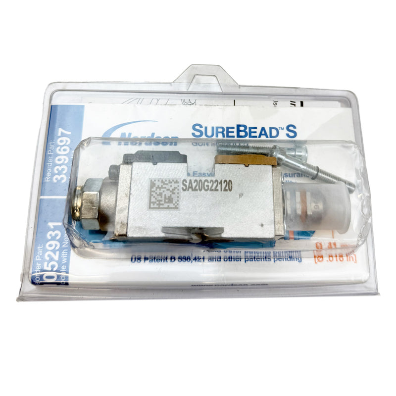 Nordson SureBead® S gun module in sealed packaging
